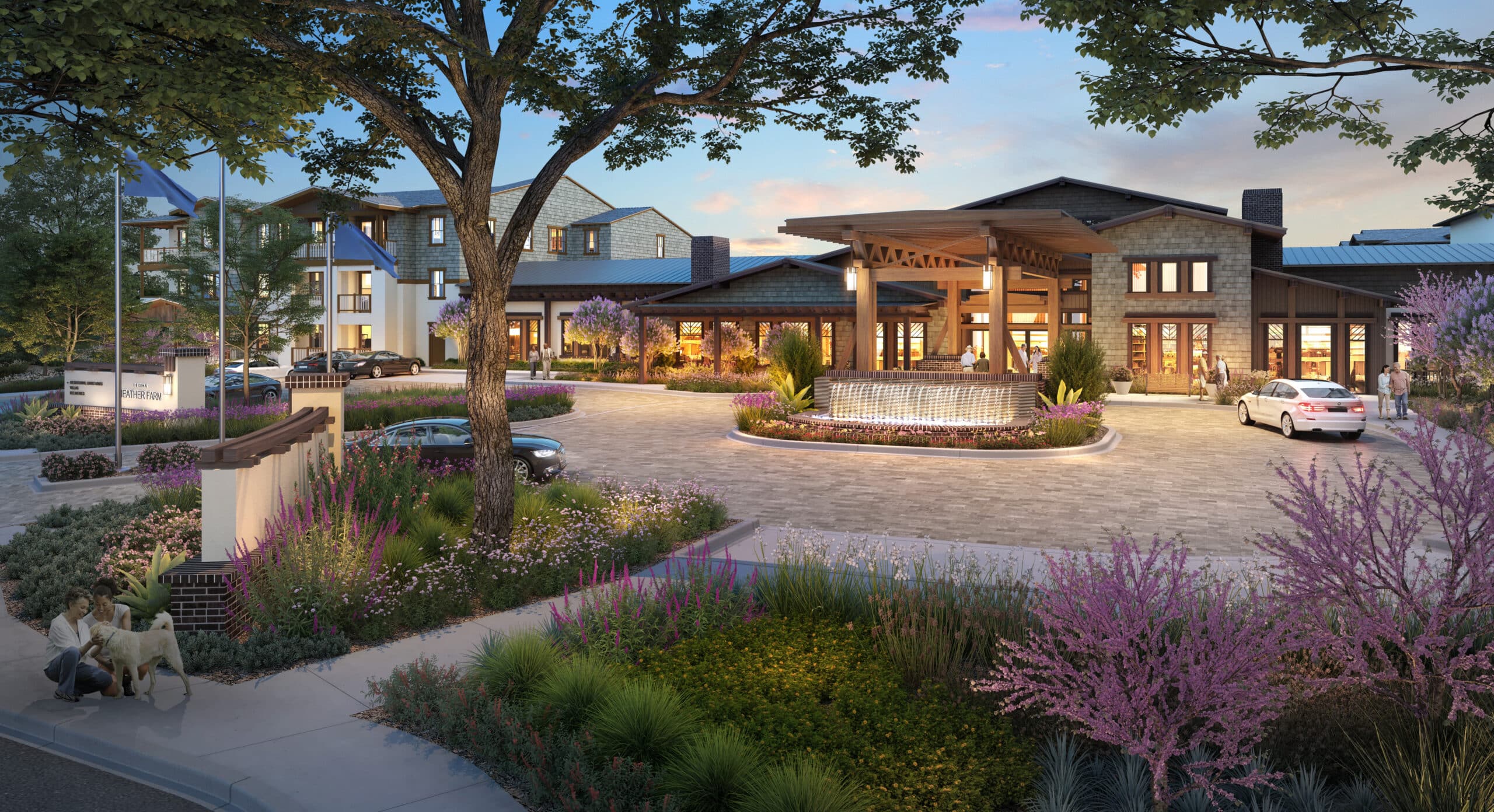 Rendering of the club house
